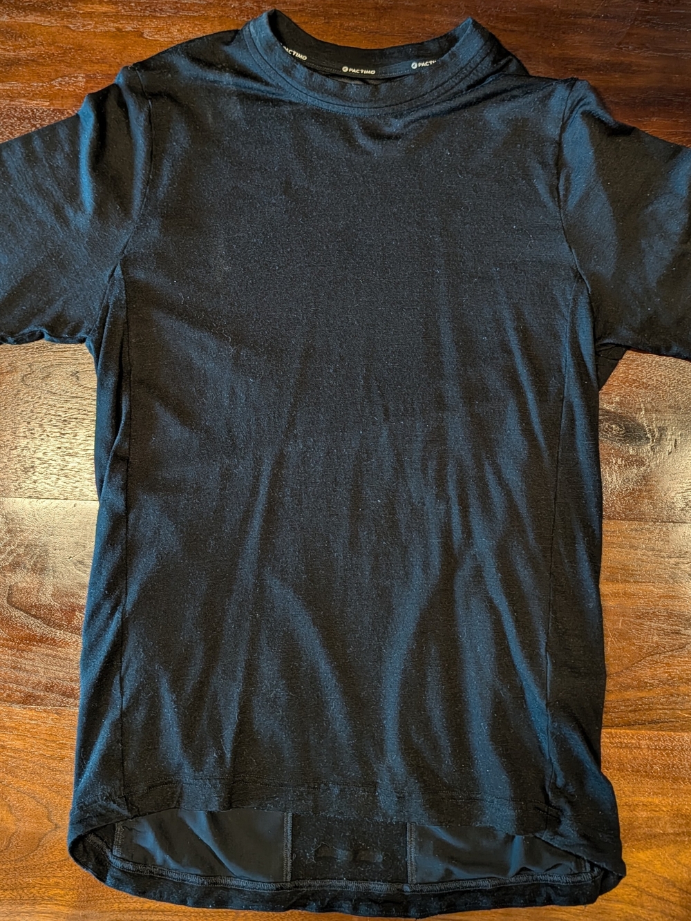 Pactimo Men's Black Merino Range T-Shirt